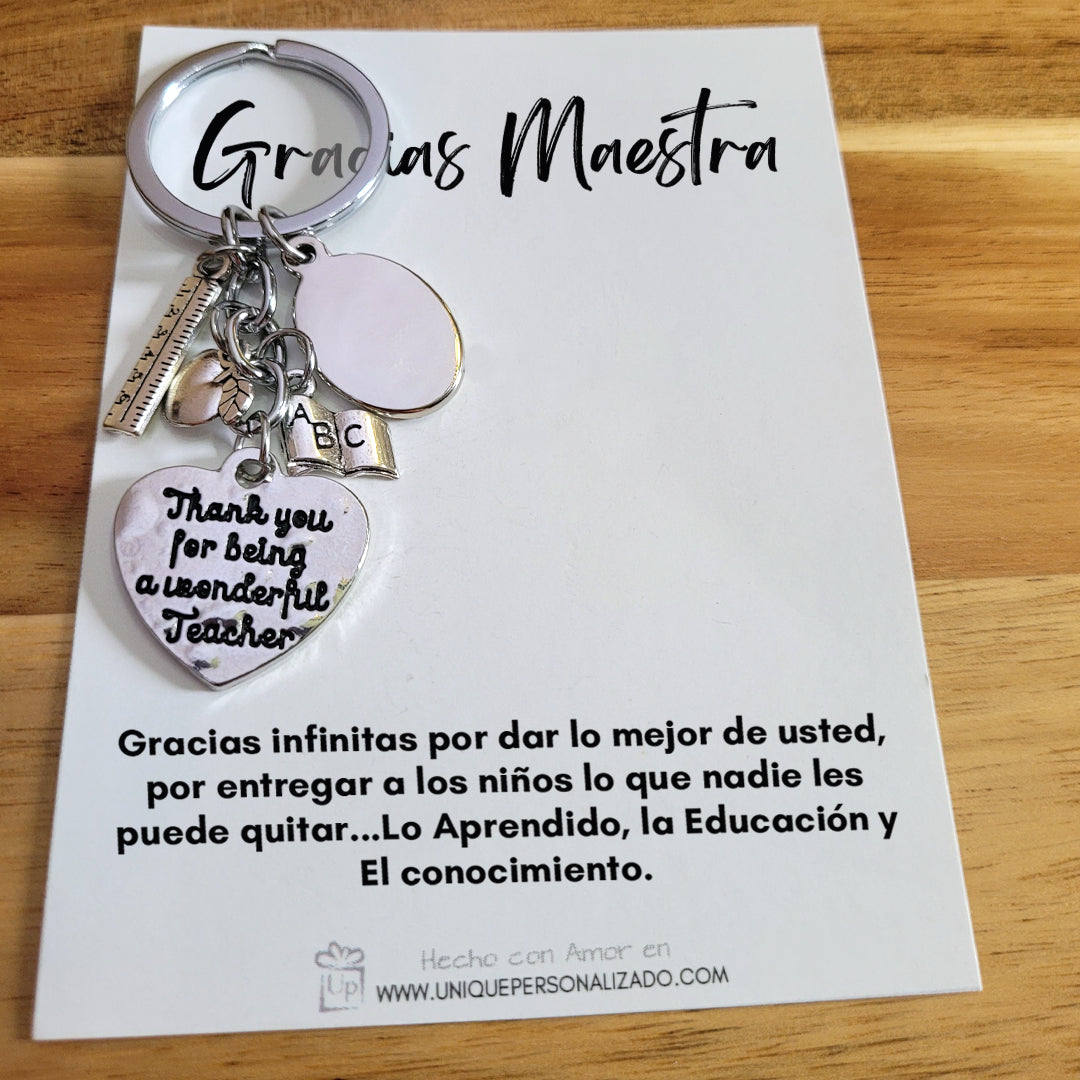 Llavero Thanks you for being - Unique Personalizado