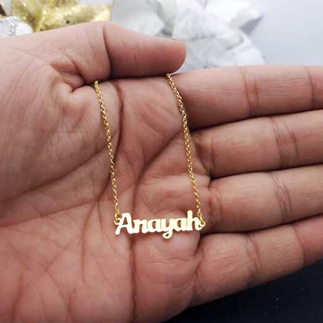 Anaya Ananya Name Locket Ananya Name Necklace Anaya Name Locket CT