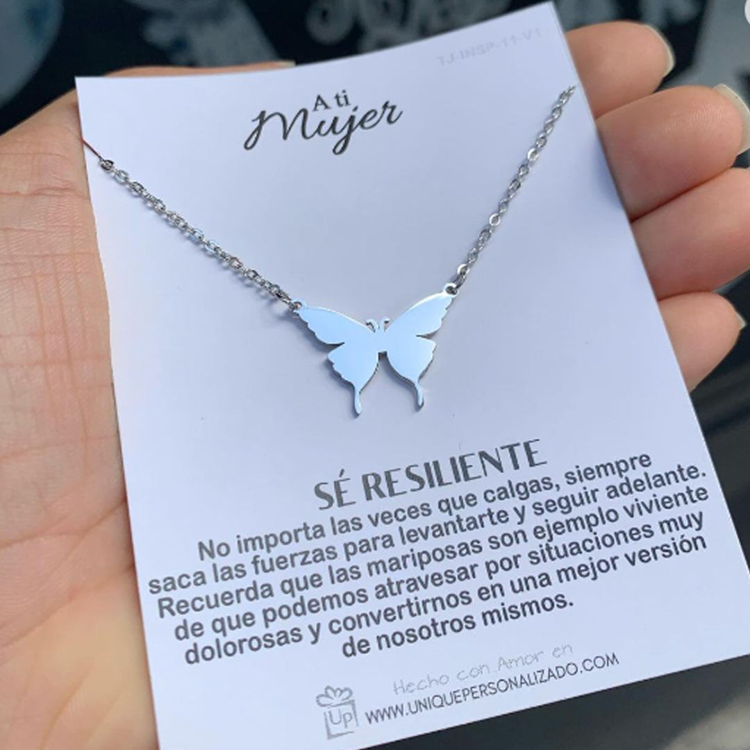 Cadena de Mariposa - Unique Personalizado