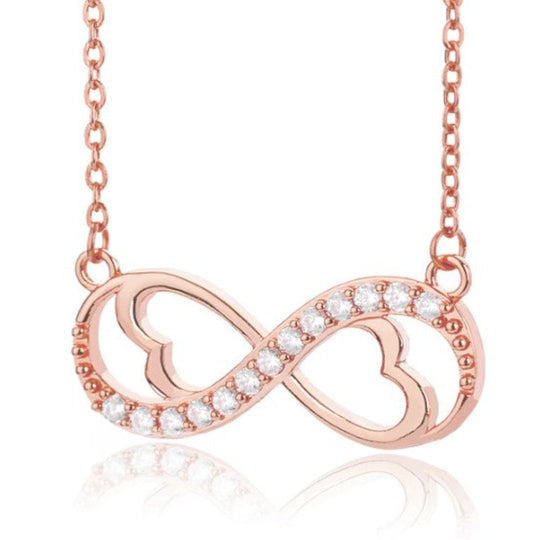 Cadena con infinito y toques de piedra ( Madrina ) - Unique Personalizado