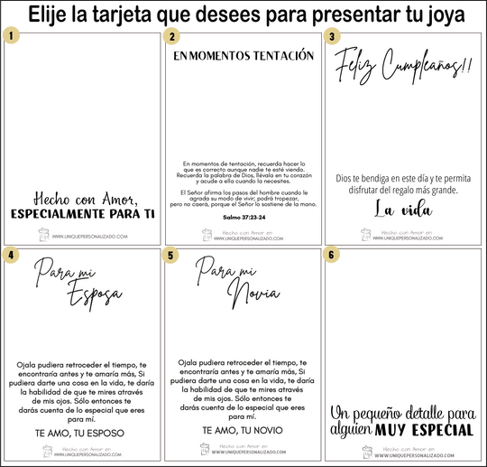 Cadena con ancla y zirconia - Unique Personalizado