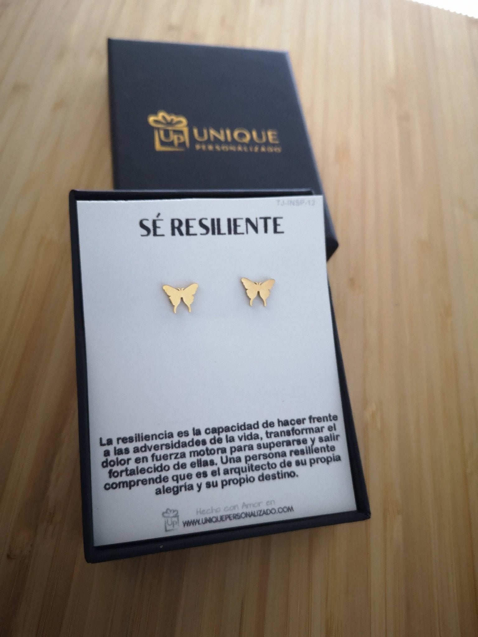 ARETES MARIPOSA - Unique Personalizado