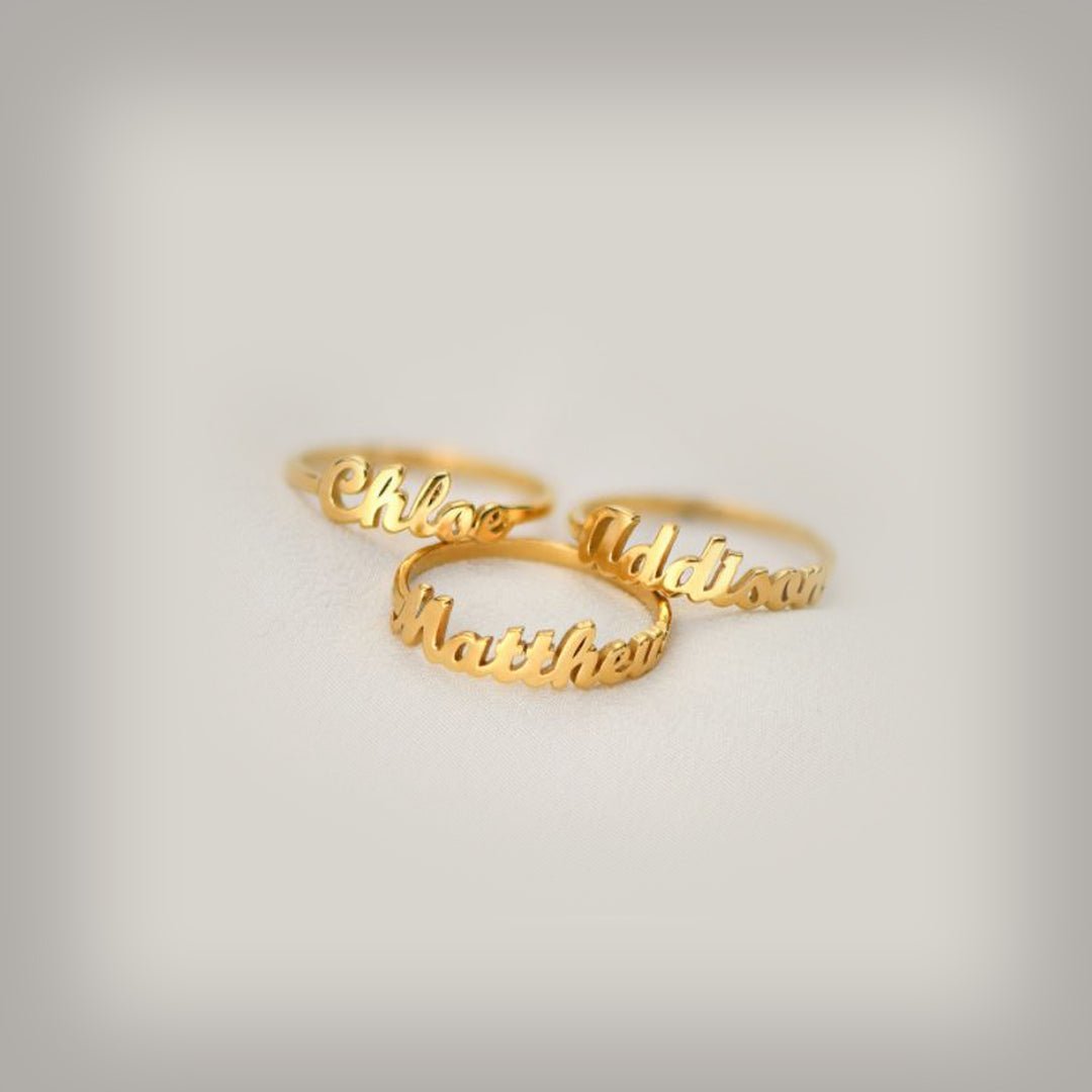 Anillo con nombre personalizado - Unique Personalizado