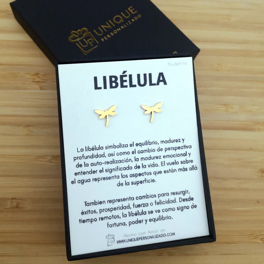 Aretes libélula - Unique Personalizado