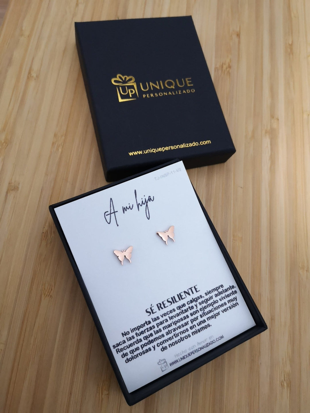 ARETES MARIPOSA - Unique Personalizado