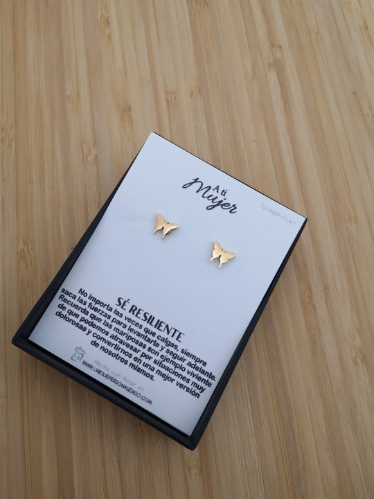 ARETES MARIPOSA - Unique Personalizado