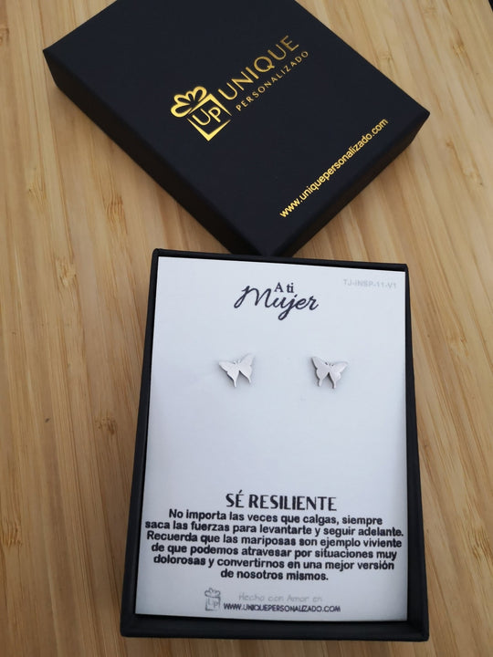 ARETES MARIPOSA - Unique Personalizado