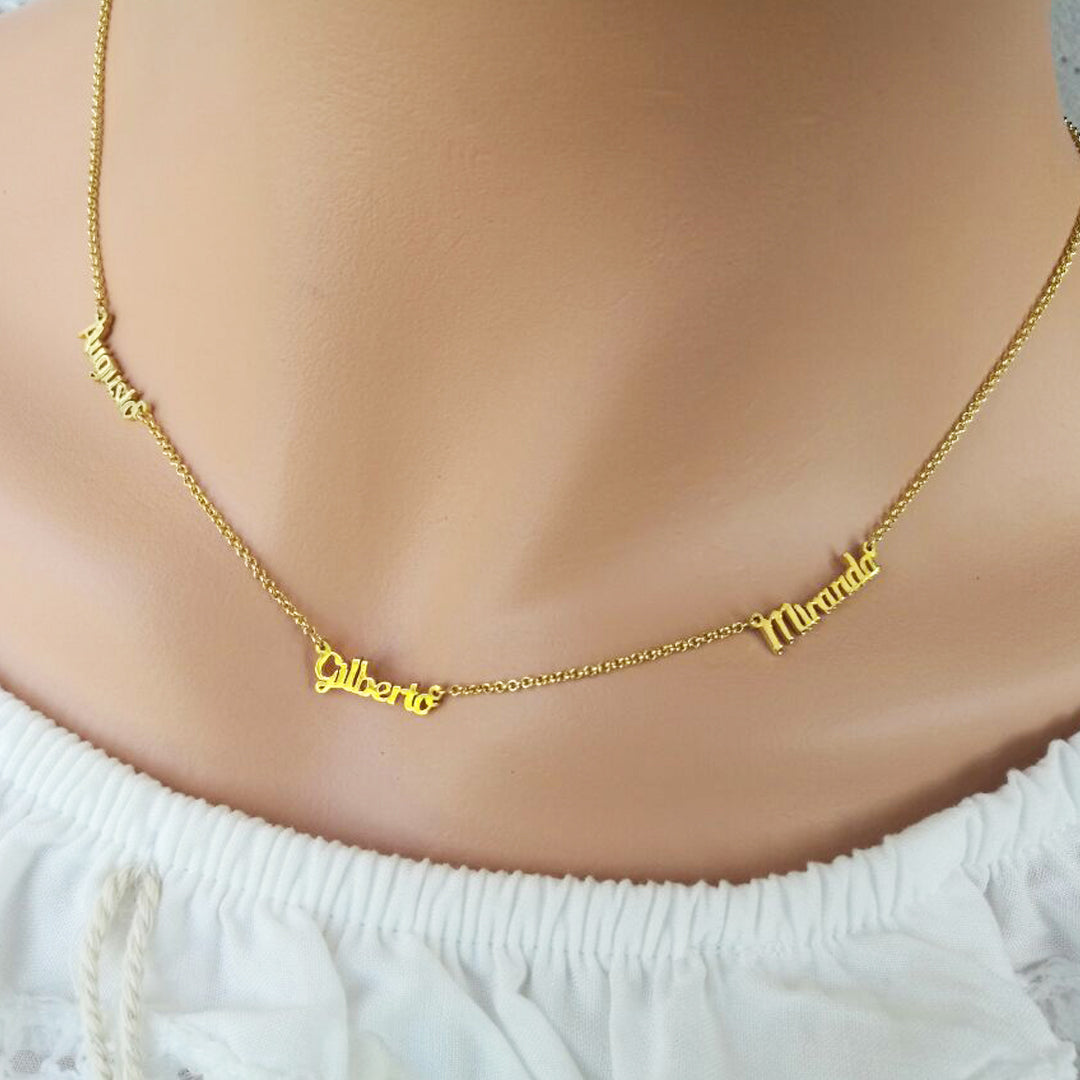 Cadena con mini nombres personalizados