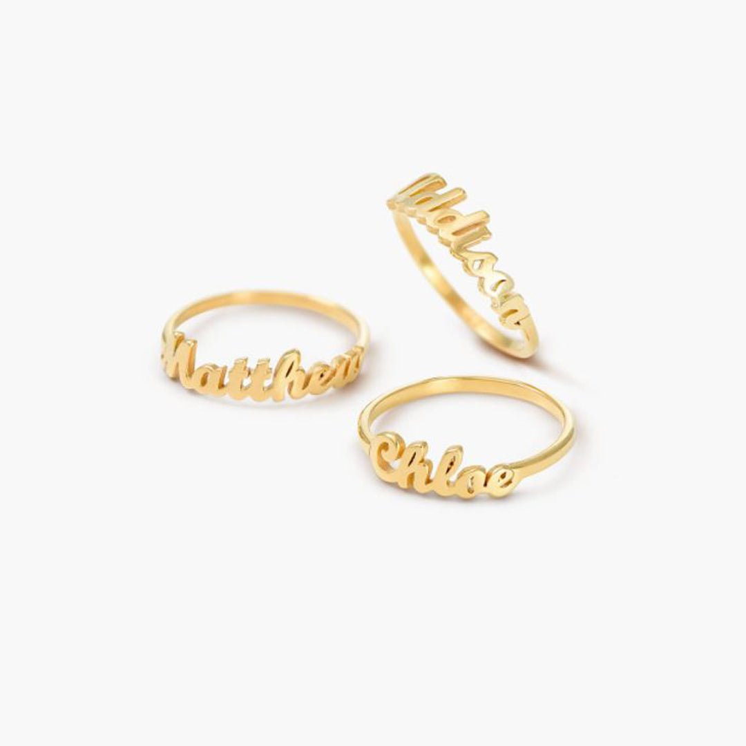 Anillo con nombre personalizado - Unique Personalizado