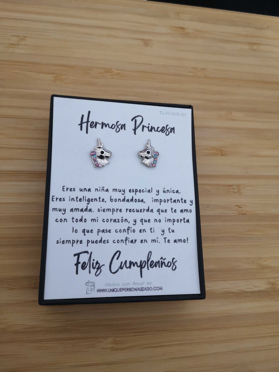 Aretes Unicornios PARA NIÑAS ( A - AR - UNI5P ) - Unique Personalizado