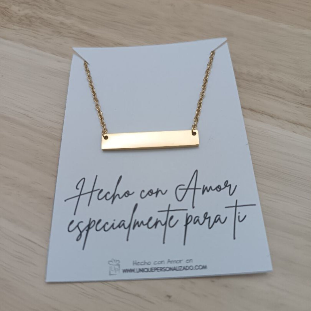 Cadena barra personalizada - Unique Personalizado
