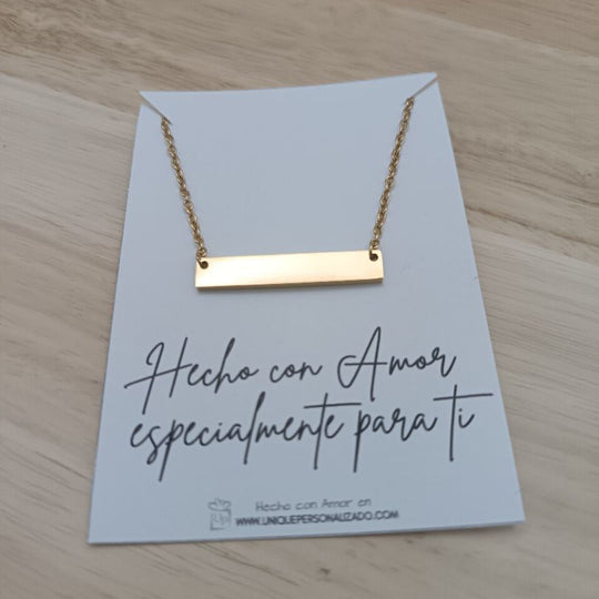 Cadena barra personalizada - Unique Personalizado