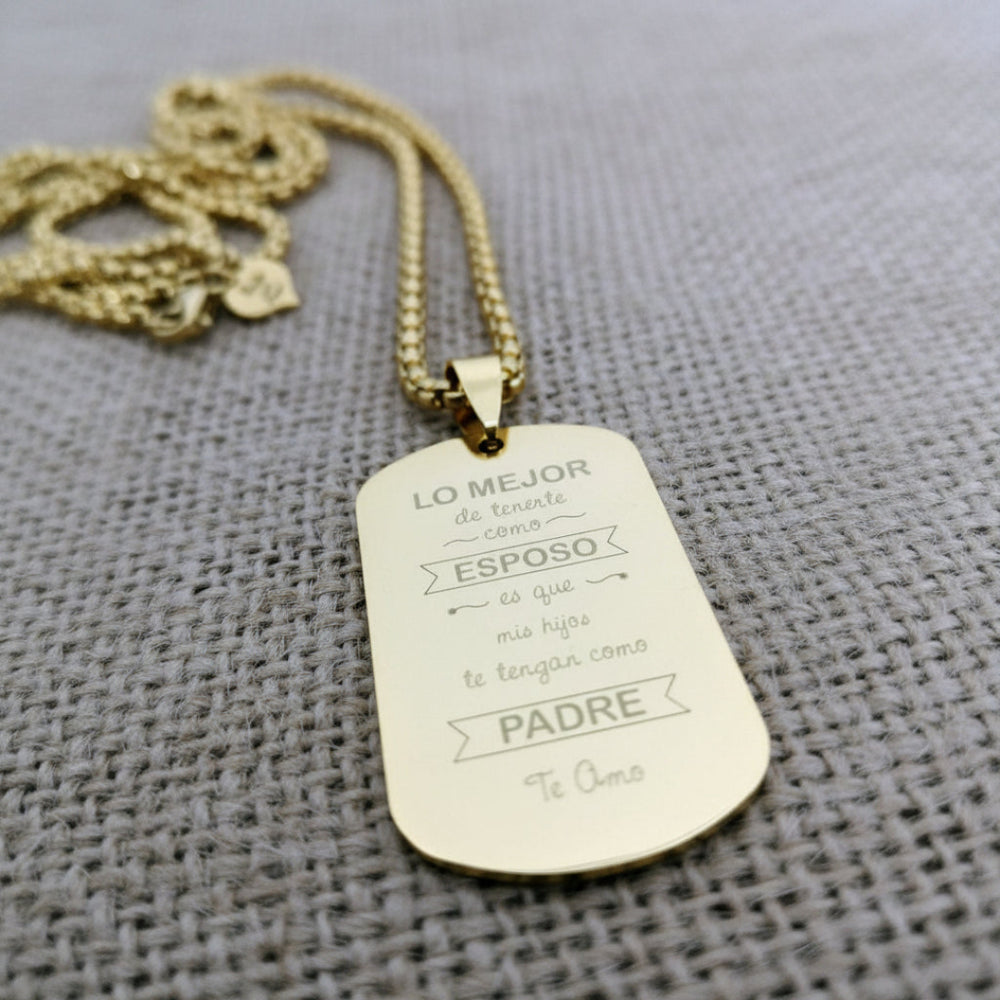 Cadena dogtag - Unique Personalizado