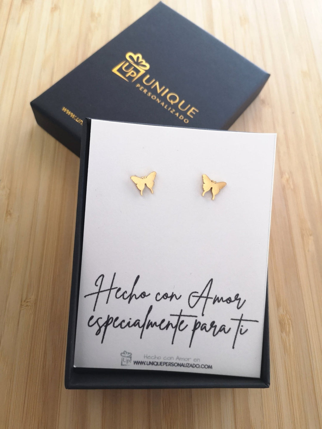 ARETES MARIPOSA - Unique Personalizado