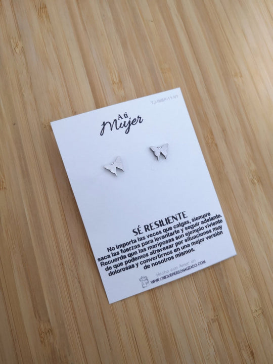 ARETES MARIPOSA - Unique Personalizado