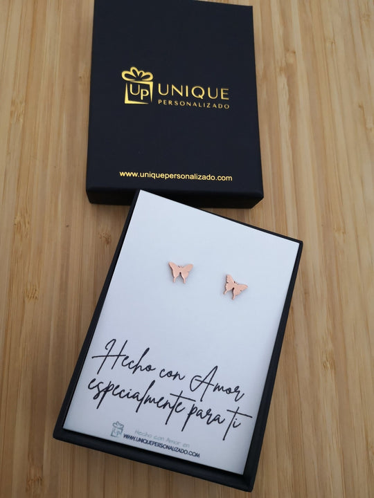 ARETES MARIPOSA - Unique Personalizado