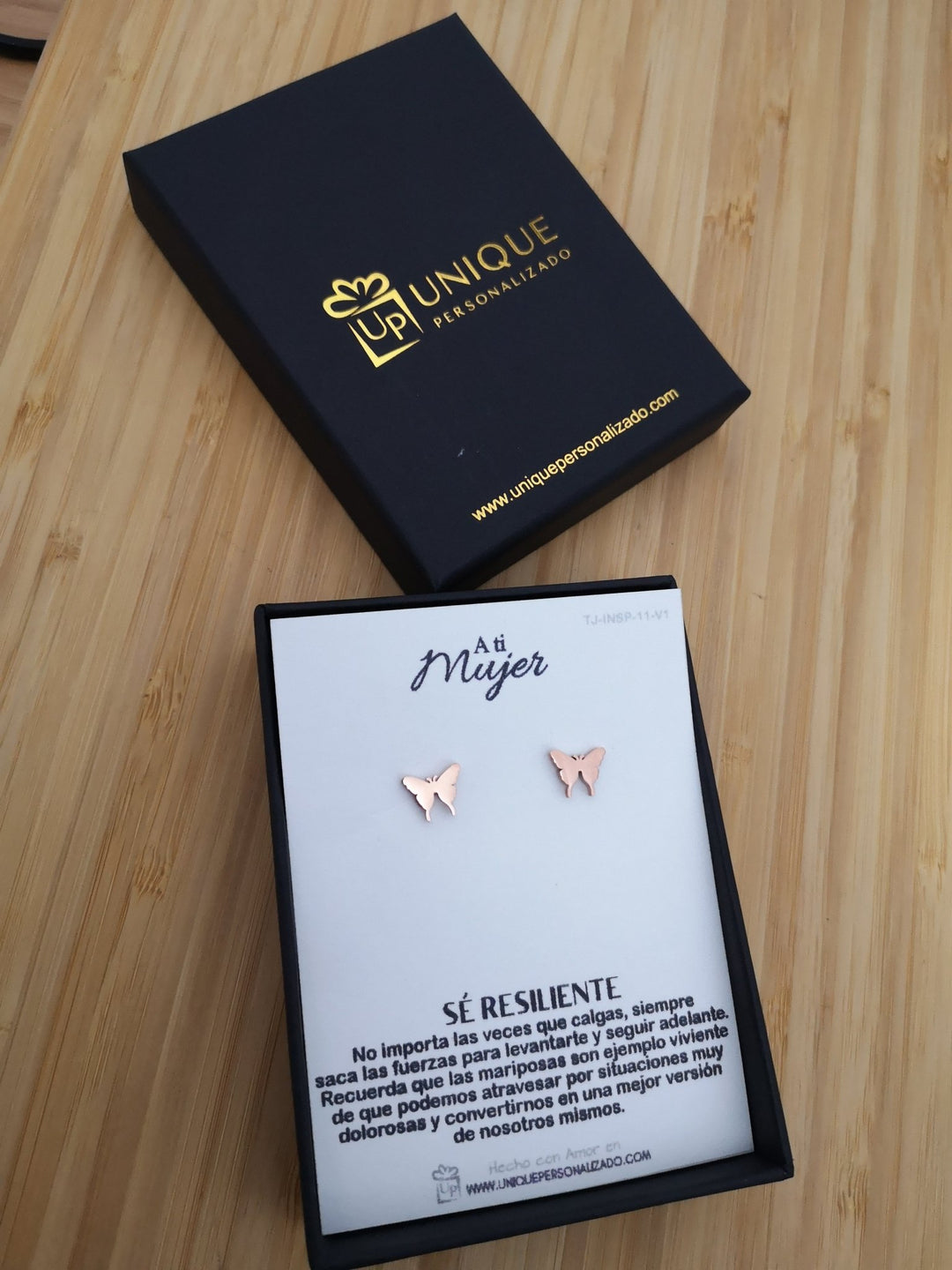 ARETES MARIPOSA - Unique Personalizado