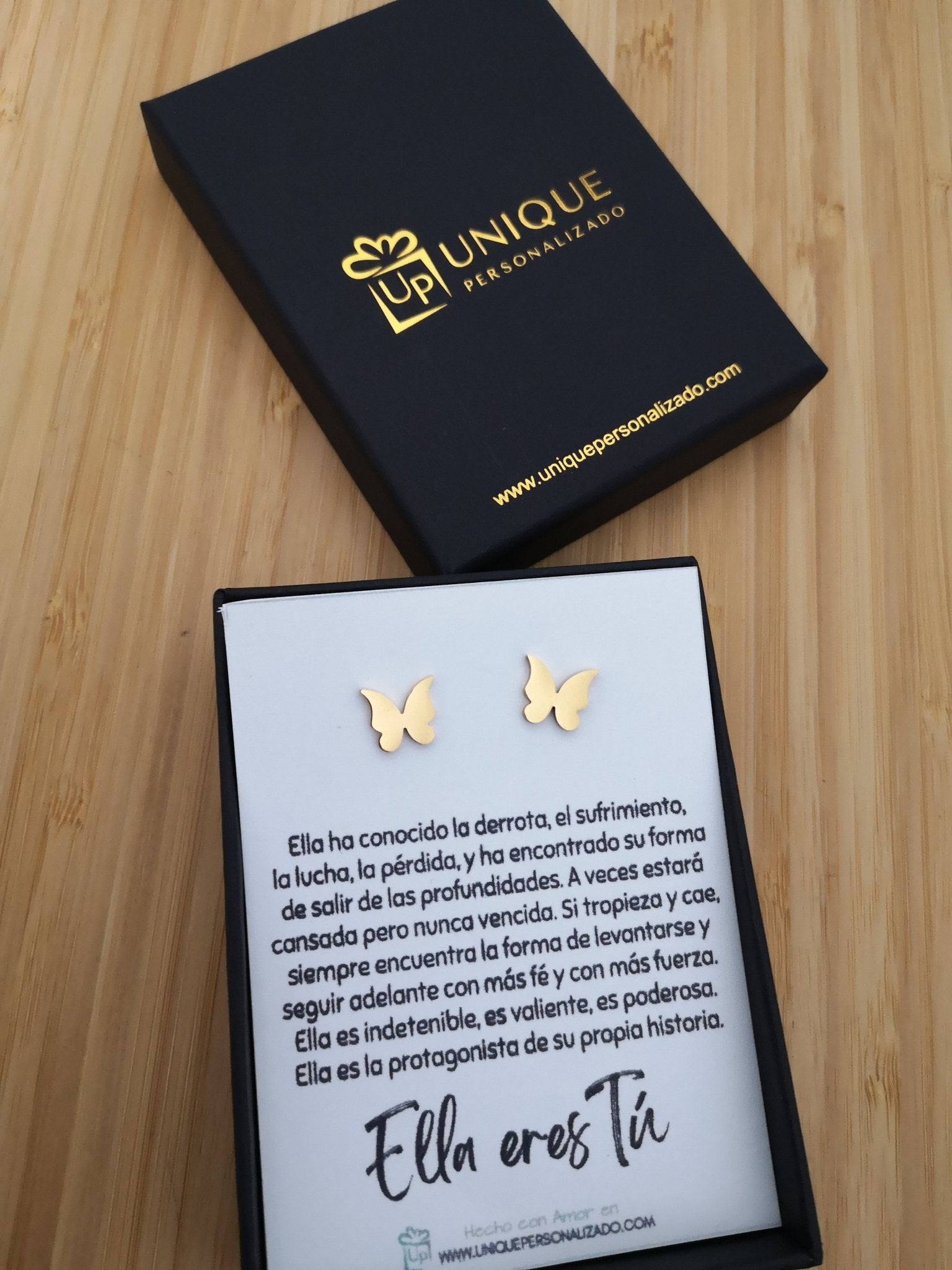 Aretes Mariposa - Unique Personalizado