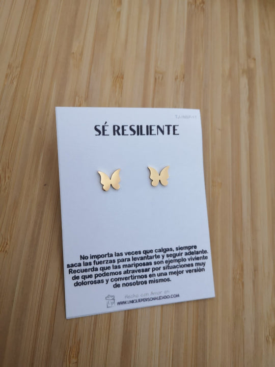 Aretes Mariposa - Unique Personalizado