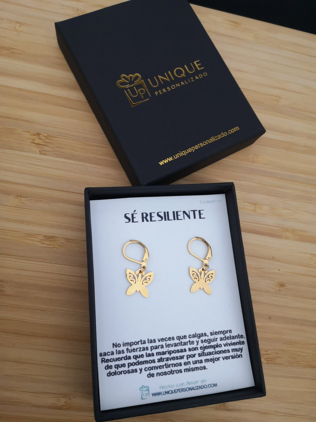 Aretes Mariposa - Unique Personalizado