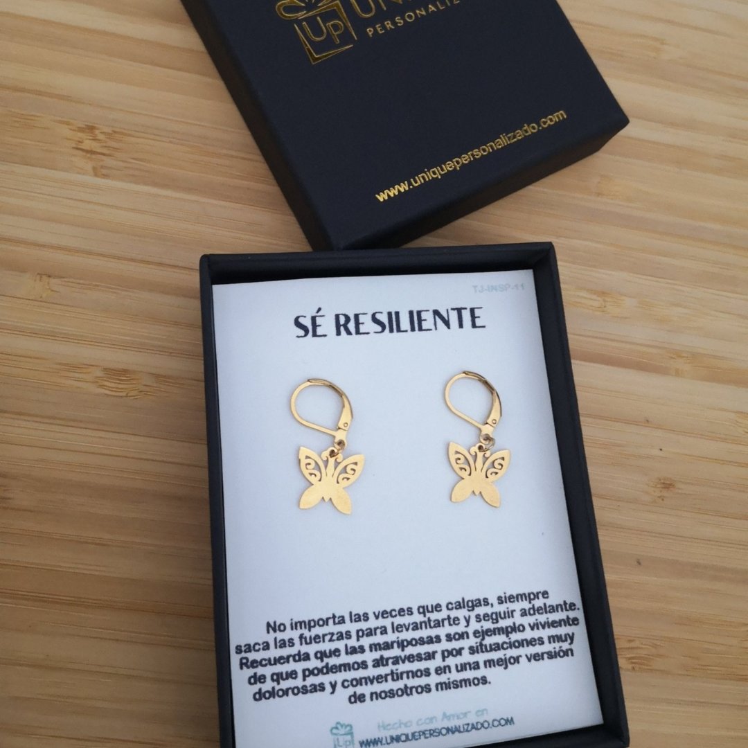 Aretes Mariposa - Unique Personalizado