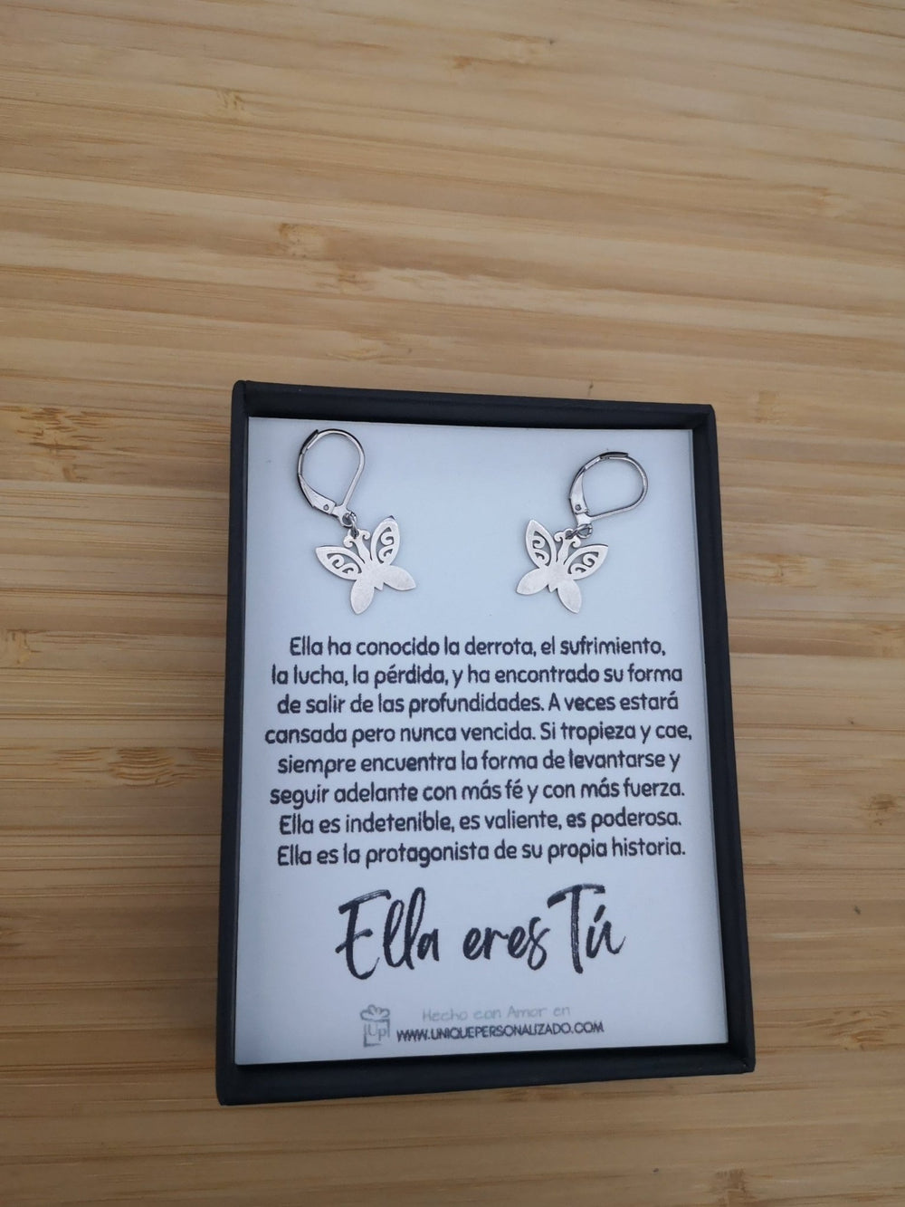 Aretes Mariposa - Unique Personalizado