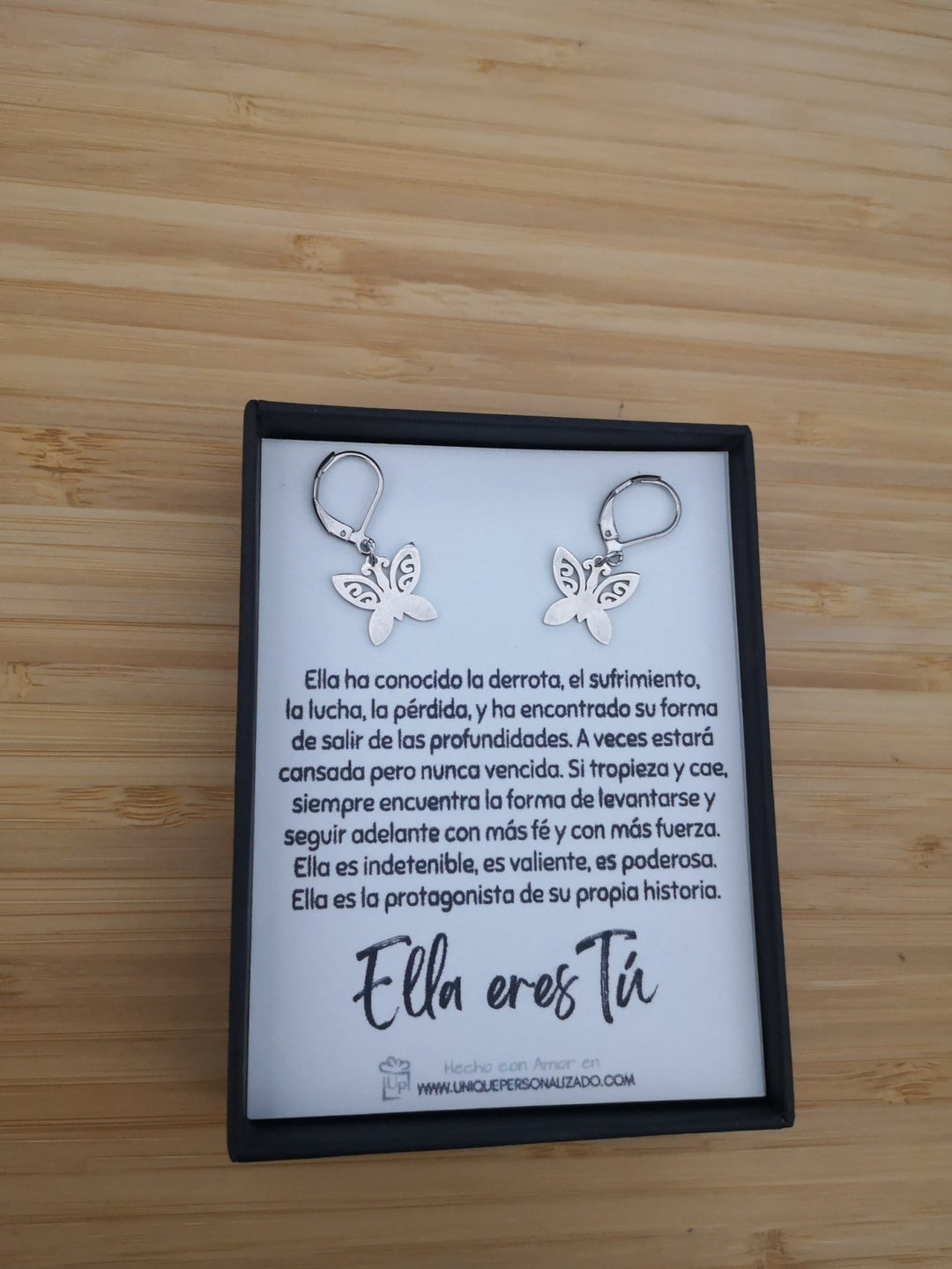 Aretes Mariposa - Unique Personalizado