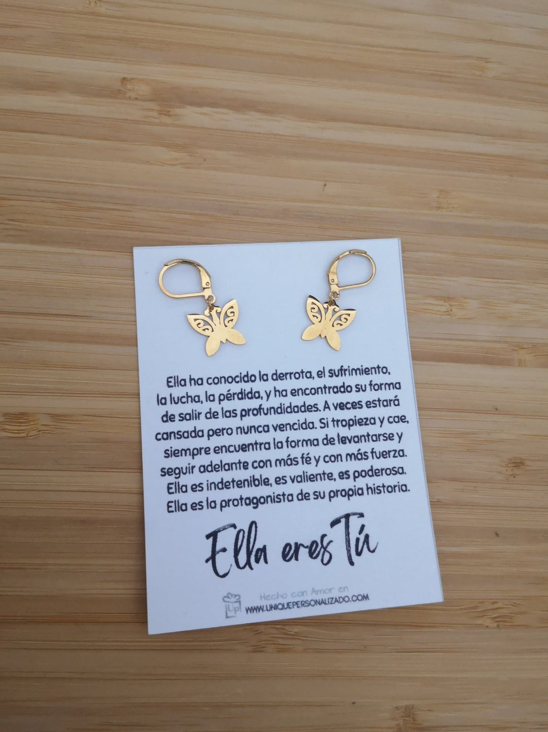 Aretes Mariposa - Unique Personalizado