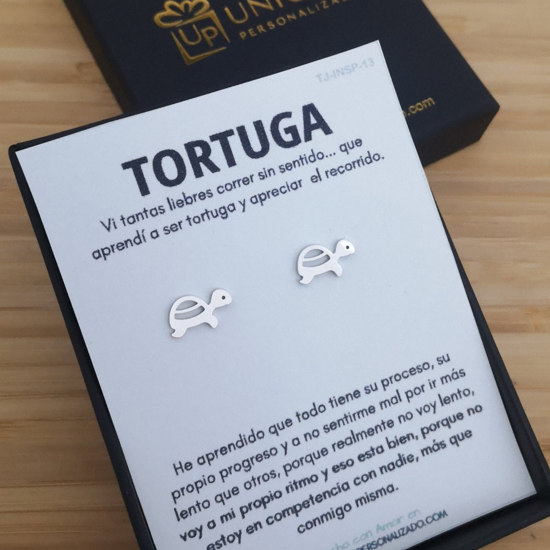 Aretes Tortuga ( A - AR - ANI3 ) - Unique Personalizado