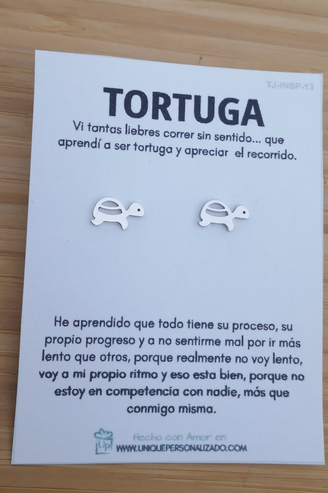 Aretes Tortuga ( A - AR - ANI3 ) - Unique Personalizado