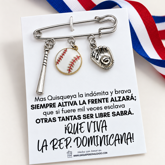 Broche de Baseball - Unique Personalizado