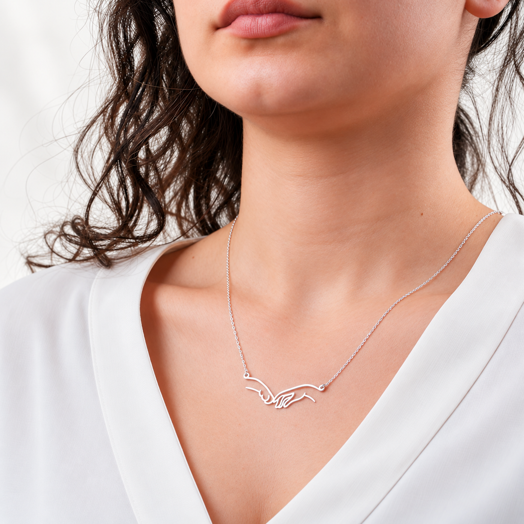 Cadena Huella de Amor – Mano y Patita