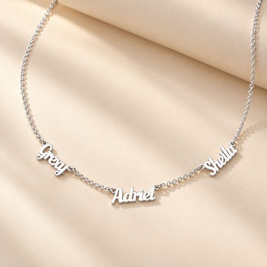 Cadena con mini nombres personalizados - Unique Personalizado