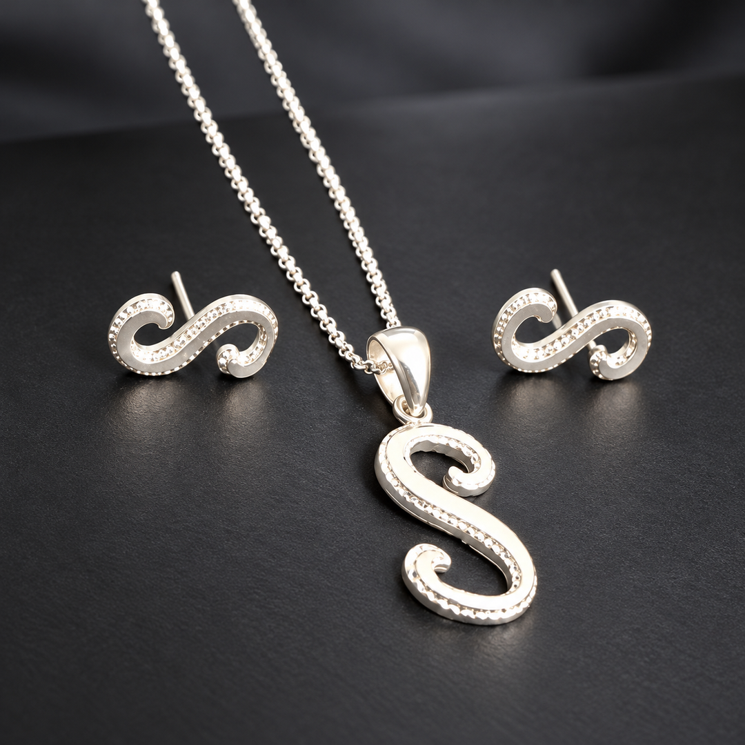Set Cadena y aretes S - Unique Personalizado